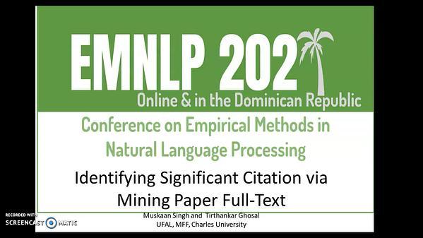 Identifying Significant Citations via Mining Paper Full-Text