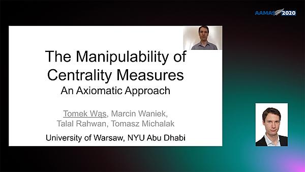 The Manipulability of Centrality Measures—An Axiomatic Approach