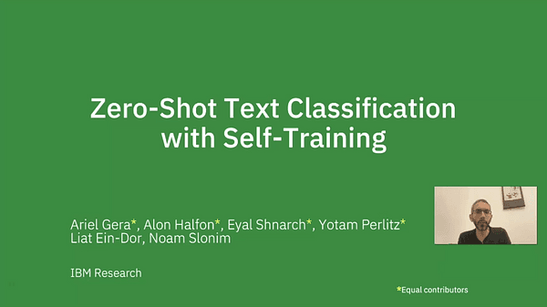 Zero-Shot Text Classification with Self-Training