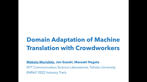 Domain Adaptation of Machine Translation with Crowdworkers