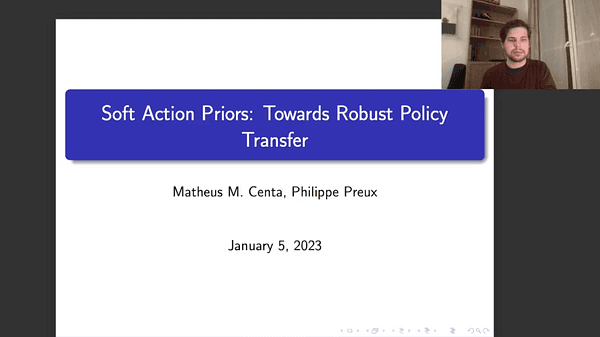 Soft Action Priors: Towards Robust Policy Transfer
