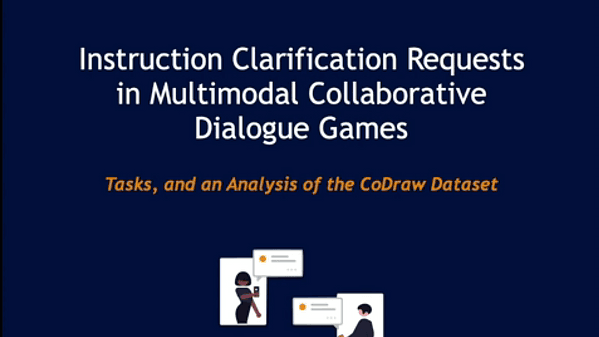Instruction Clarification Requests in Multimodal Collaborative Dialogue Games: Tasks, and an Analysis of the CoDraw Dataset