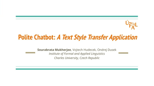 Polite Chatbot: A Text Style Transfer Application