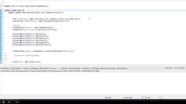 jTLEX: a Java Library for TimeLine EXtraction