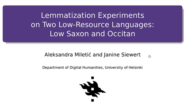 Lemmatization Experiments on Two Low-Resourced Languages: Low Saxon and Occitan
