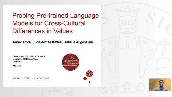 Probing Pre-Trained Language Models for Cross-Cultural Differences in Values
