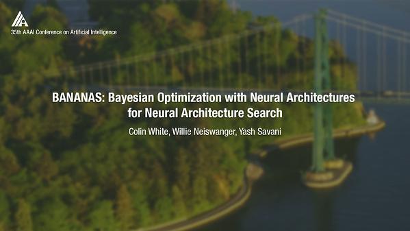 BANANAS: Bayesian Optimization with Neural Architectures for Neural Architecture Search