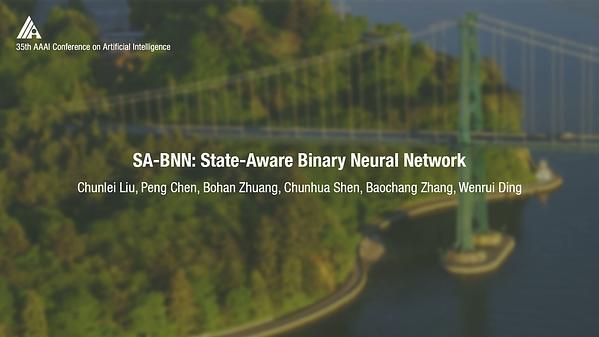 SA-BNN: State-Aware Binary Neural Network