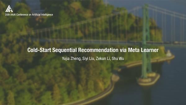 Cold-Start Sequential Recommendation via Meta Learner