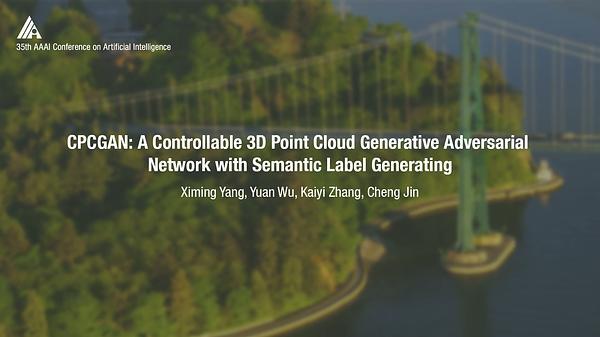 CPCGAN: A Controllable 3D Point Cloud Generative Adversarial Network with Semantic Label Generating