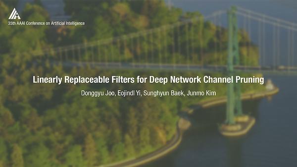 Linearly Replaceable Filters for Deep Network Channel Pruning