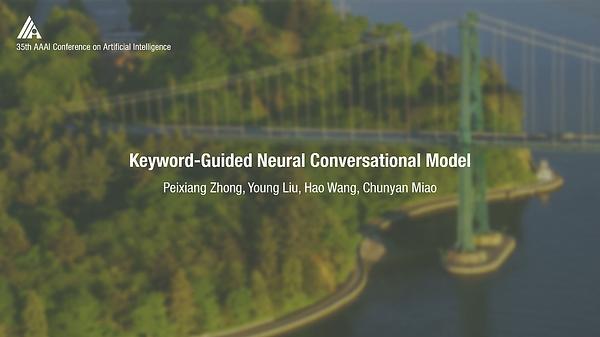 Keyword-Guided Neural Conversational Model
