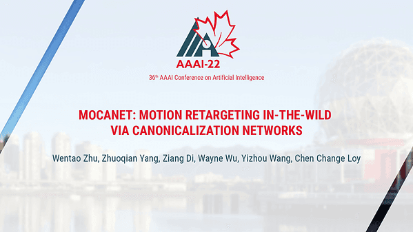 MoCaNet: Motion Retargeting in-the-Wild via Canonicalization Networks