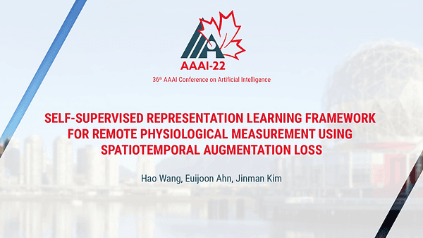 Self-Supervised Representation Learning Framework for Remote Physiological Measurement Using Spatiotemporal Augmentation Loss