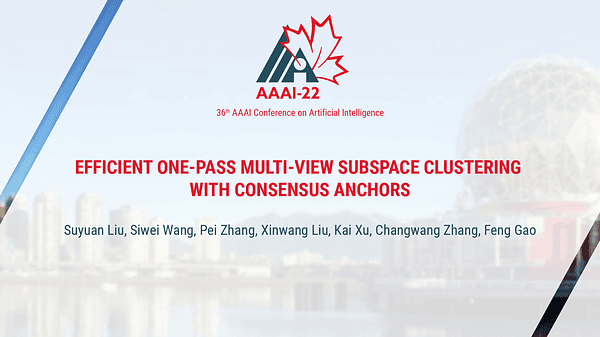 Efficient One-Pass Multi-View Subspace Clustering with Consensus Anchors
