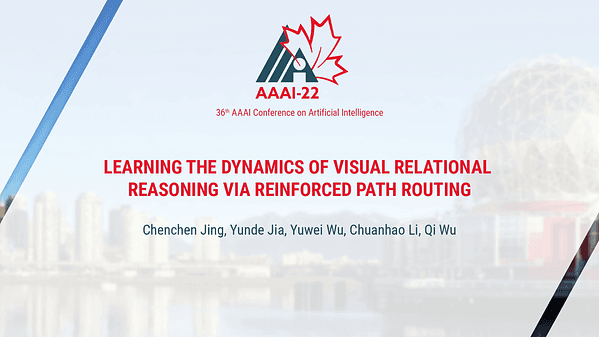 Learning the Dynamics of Visual Relational Reasoning via Reinforced Path Routing