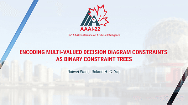 Encoding Multi-Valued Decision Diagram Constraints as Binary Constraint Trees