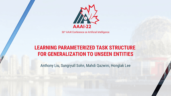 Learning Parameterized Task Structure for Generalization to Unseen Entities