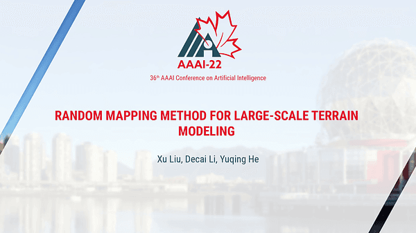 Random Mapping Method for Large-Scale Terrain Modeling