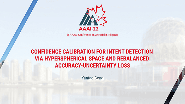 Confidence Calibration for Intent Detection via Hyperspherical Space and Rebalanced Accuracy-Uncertainty Loss