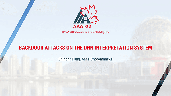 Backdoor Attacks on the DNN Interpretation System