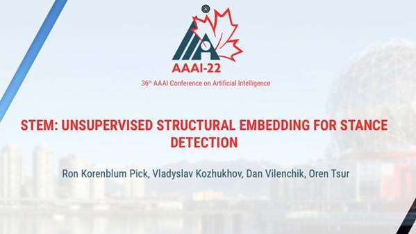 STEM: Unsupervised STructural EMbedding for Stance Detection