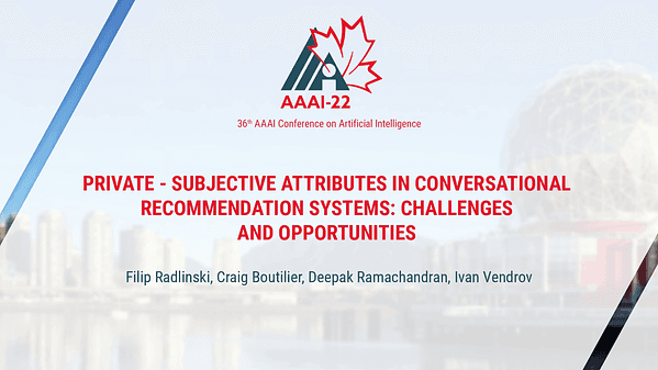 Subjective Attributes in Conversational Recommendation Systems: Challenges and Opportunities