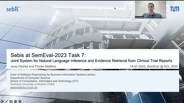 Sebis at SemEval-2023 Task 7: A Joint System for Natural Language Inference and Evidence Retrieval from Clinical Trial Reports