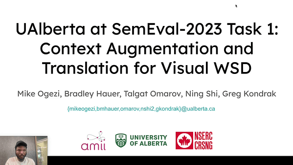 UAlberta at SemEval-2023 Task 1: Context Augmentation and Translation for Multilingual Visual Word Sense Disambiguation