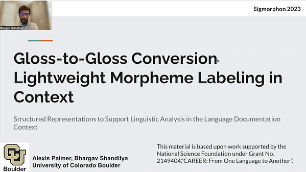 Lightweight morpheme labeling in context: Using structured linguistic representations to support linguistic analysis for the language documentation context