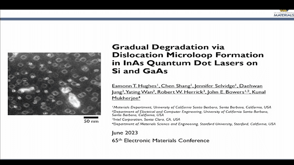 Gradual Degradation via Dislocation Microloop Formation in InAs Quantum Dot Lasers on Si and GaAs