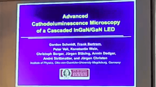 Advanced Cathodoluminescence Microscopy of a Cascaded InGaN/GaN LED