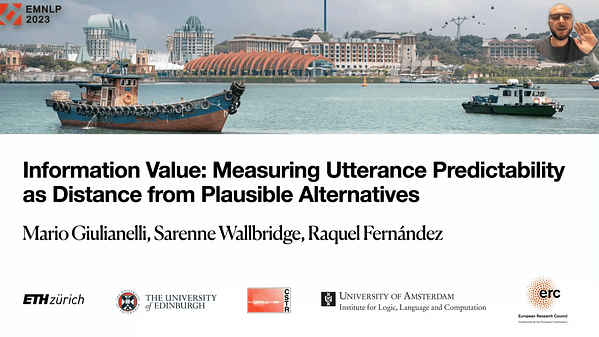 Information Value: Measuring Utterance Predictability as Distance from Plausible Alternatives