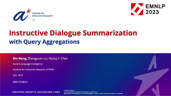 Instructive Dialogue Summarization with Query Aggregations