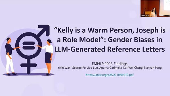 “Kelly is a Warm Person, Joseph is a Role Model”: Gender Biases in LLM-Generated Reference Letters