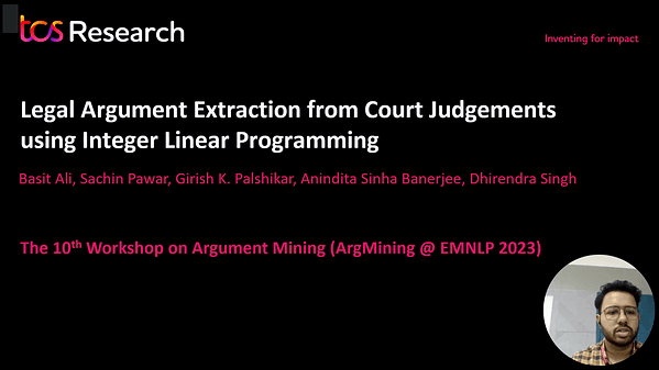 Legal Argument Extraction from Court Judgements using Integer Linear Programming