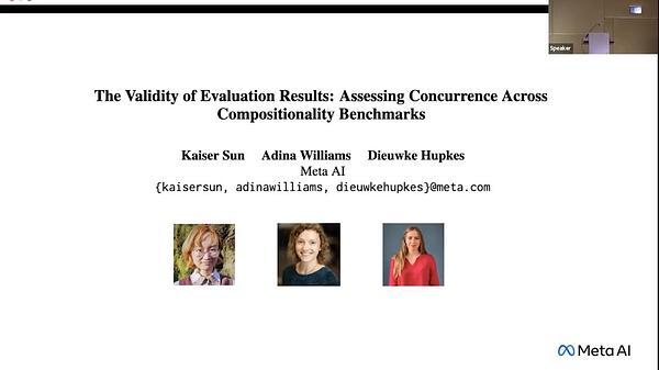 The Validity of Evaluation Results: Assessing Concurrence Across Compositionality Benchmarks