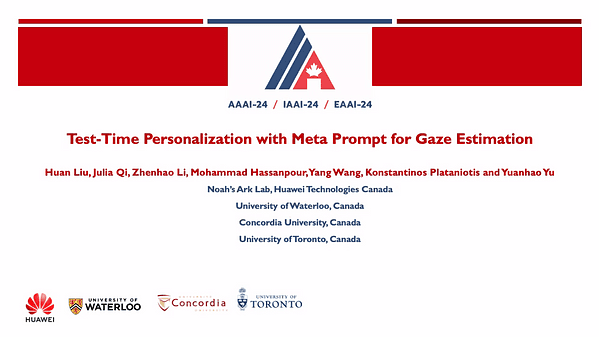 Test-Time Personalization with Meta Prompt for Gaze Estimation