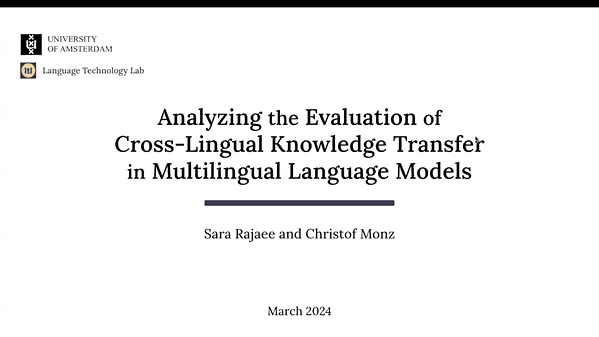 Analyzing the Evaluation of Cross-Lingual Knowledge Transfer in Multilingual Language Models