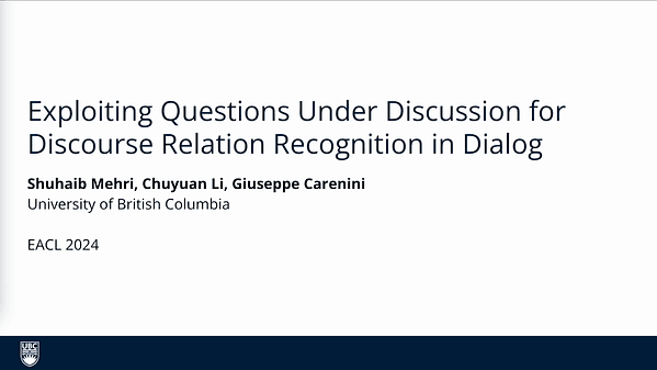 Exploiting Questions Under Discussion for Discourse Relation Recognition in Dialog