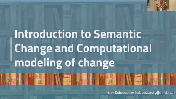 Computational Modeling of Semantic Change