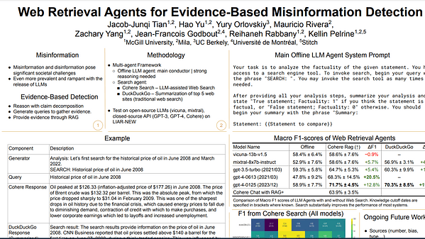 Web Retrieval Agents for Evidence-Based Misinformation Detection