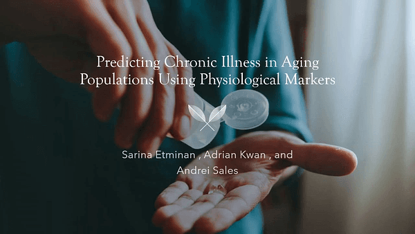 Predicting Chronic Illness in Aging Populations Using Physiological Markers